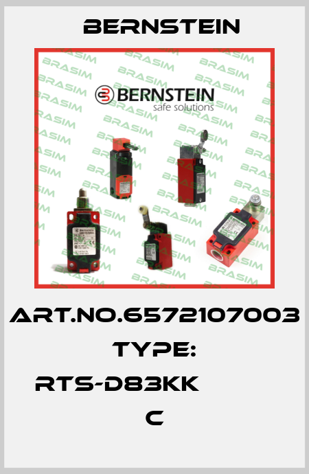 Art.No.6572107003 Type: RTS-D83KK                    C Bernstein