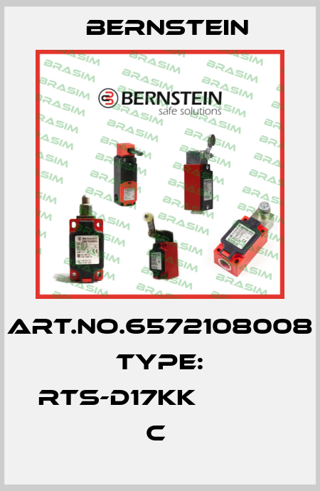 Art.No.6572108008 Type: RTS-D17KK                    C  Bernstein
