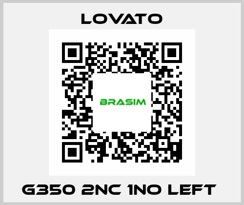 G350 2NC 1NO left  Lovato