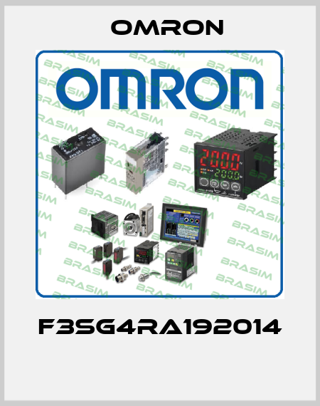 F3SG4RA192014  Omron