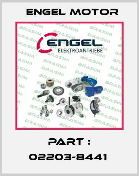 Part : 02203-8441  Engel Motor