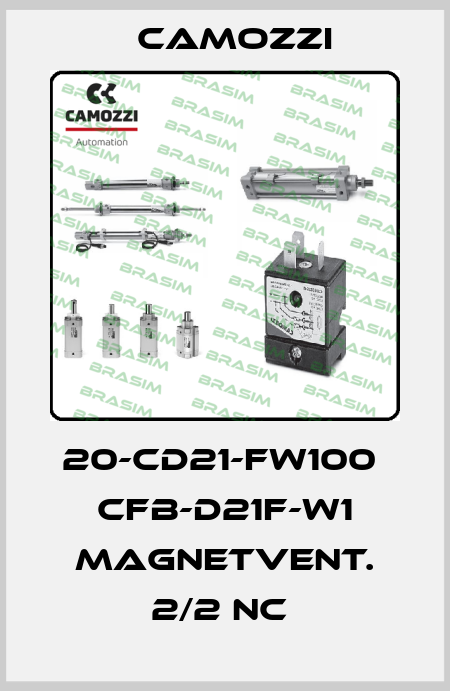 20-CD21-FW100  CFB-D21F-W1 MAGNETVENT. 2/2 NC  Camozzi