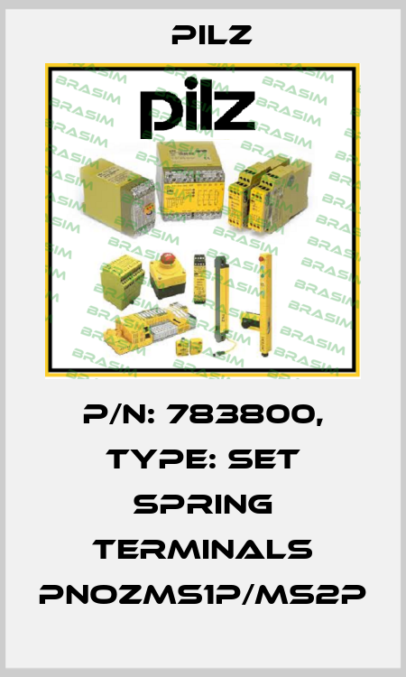 p/n: 783800, Type: Set spring terminals PNOZms1p/ms2p Pilz