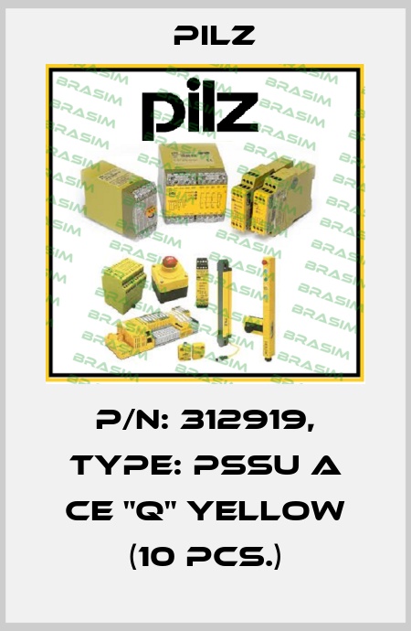 p/n: 312919, Type: PSSu A CE "Q" yellow (10 pcs.) Pilz