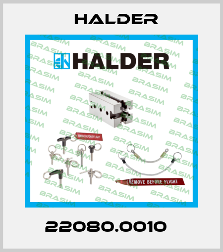 22080.0010   Halder