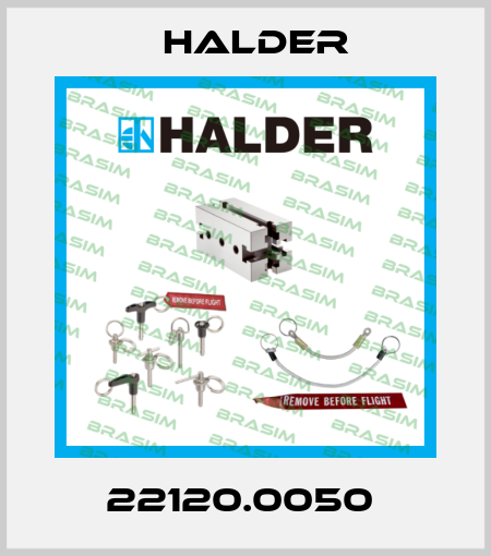 22120.0050  Halder