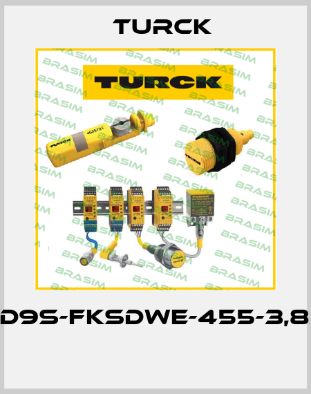 FSSDWE-2D9S-FKSDWE-455-3,8M-1M-3,8M  Turck