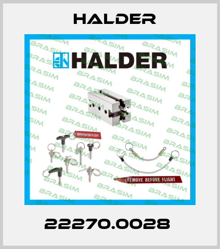 22270.0028  Halder