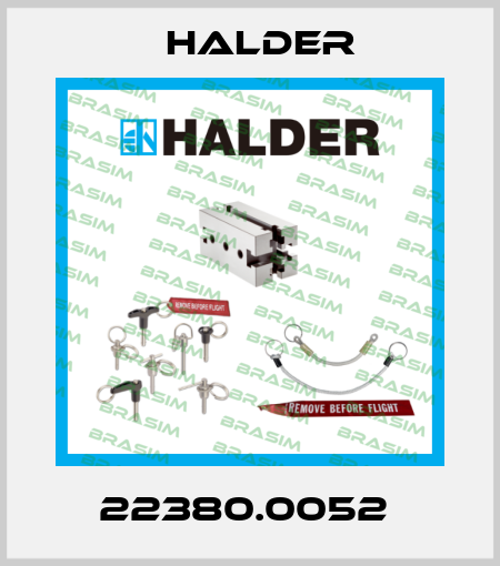 22380.0052  Halder
