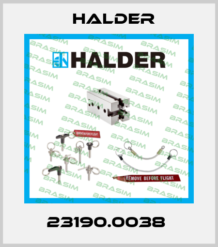 23190.0038  Halder
