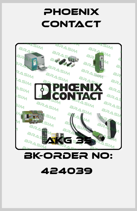 AKG 35 BK-ORDER NO: 424039  Phoenix Contact