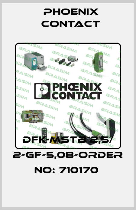 DFK-MSTB 2,5/ 2-GF-5,08-ORDER NO: 710170  Phoenix Contact