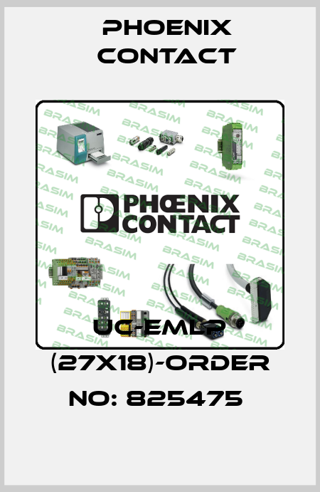 UC-EMLP (27X18)-ORDER NO: 825475  Phoenix Contact