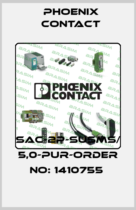 SAC-2P-SUSMS/ 5,0-PUR-ORDER NO: 1410755  Phoenix Contact