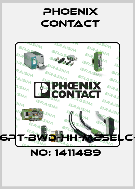 HC-EVO-B16PT-BWD-HH-M25ELC-AL-ORDER NO: 1411489  Phoenix Contact