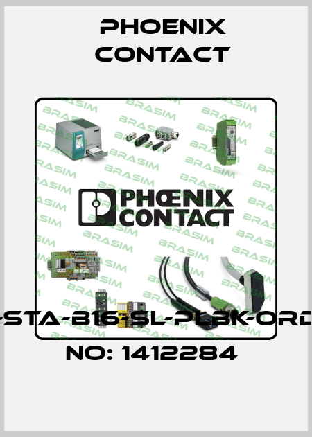 HC-STA-B16-SL-PLBK-ORDER NO: 1412284  Phoenix Contact