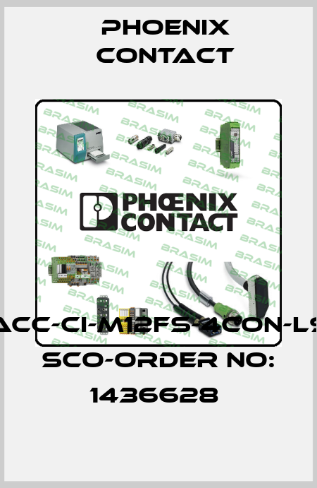 SACC-CI-M12FS-4CON-L90 SCO-ORDER NO: 1436628  Phoenix Contact