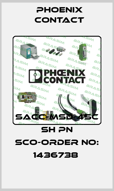 SACC-MSD-4SC SH PN SCO-ORDER NO: 1436738  Phoenix Contact