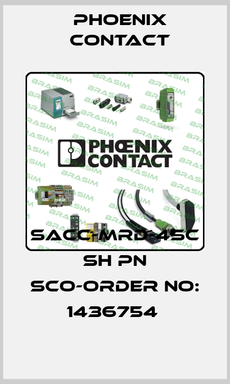 SACC-MRD-4SC SH PN SCO-ORDER NO: 1436754  Phoenix Contact