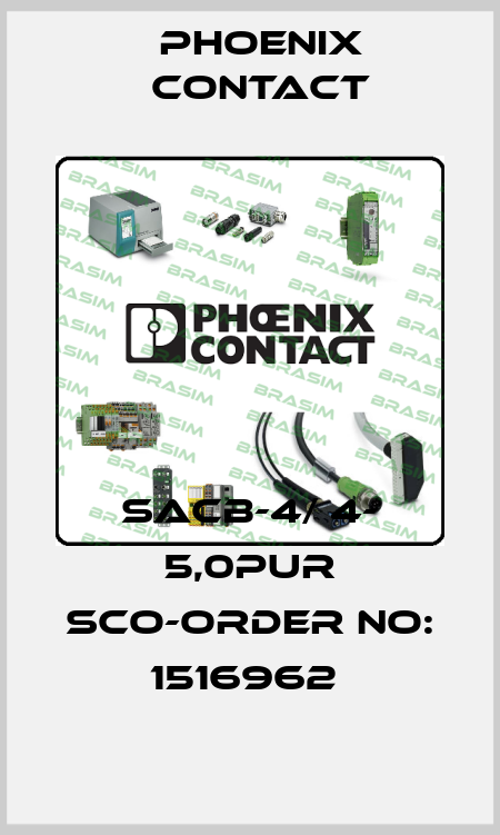 SACB-4/ 4- 5,0PUR SCO-ORDER NO: 1516962  Phoenix Contact