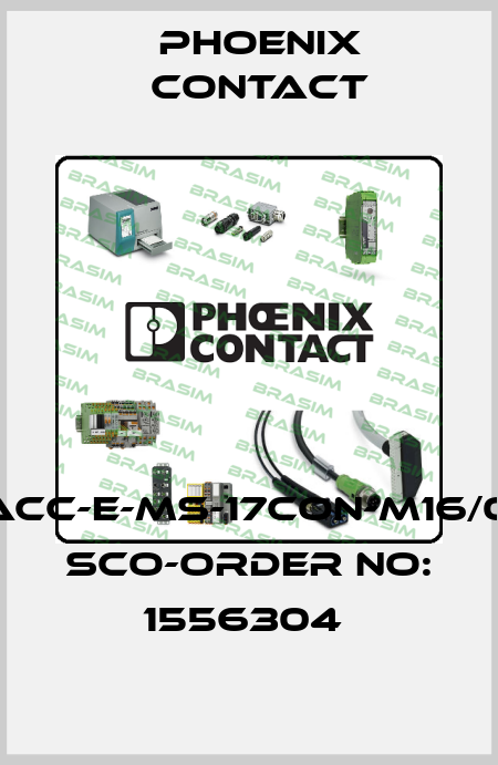 SACC-E-MS-17CON-M16/0,5 SCO-ORDER NO: 1556304  Phoenix Contact