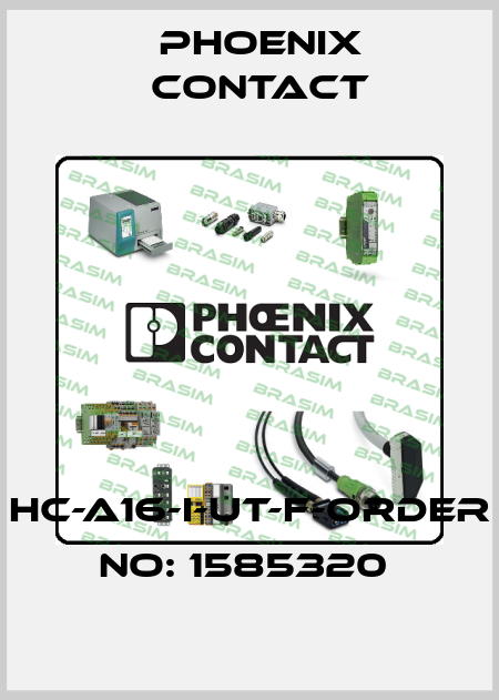 HC-A16-I-UT-F-ORDER NO: 1585320  Phoenix Contact