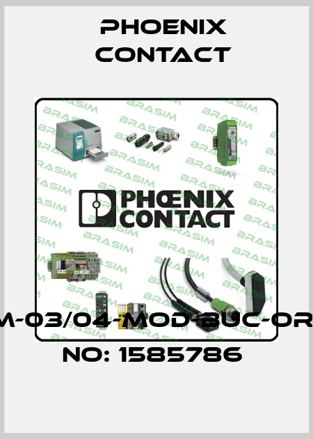 HC-M-03/04-MOD-BUC-ORDER NO: 1585786  Phoenix Contact