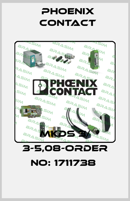 MKDS 3/ 3-5,08-ORDER NO: 1711738  Phoenix Contact
