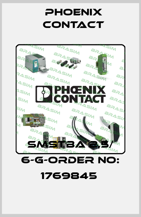 SMSTBA 2,5/ 6-G-ORDER NO: 1769845  Phoenix Contact