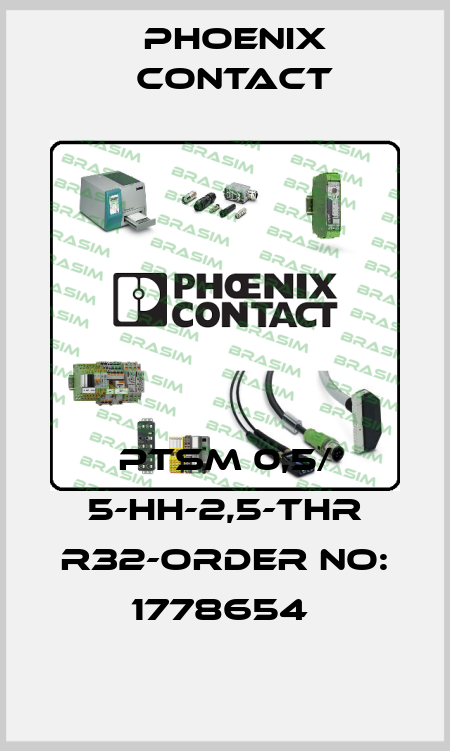 PTSM 0,5/ 5-HH-2,5-THR R32-ORDER NO: 1778654  Phoenix Contact