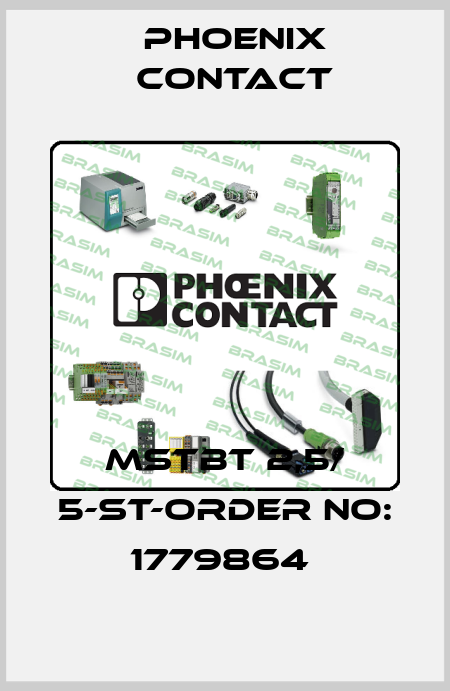 MSTBT 2,5/ 5-ST-ORDER NO: 1779864  Phoenix Contact