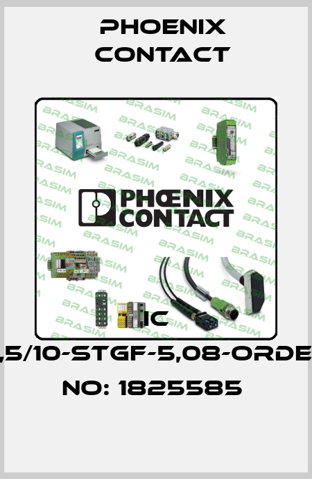 IC 2,5/10-STGF-5,08-ORDER NO: 1825585  Phoenix Contact