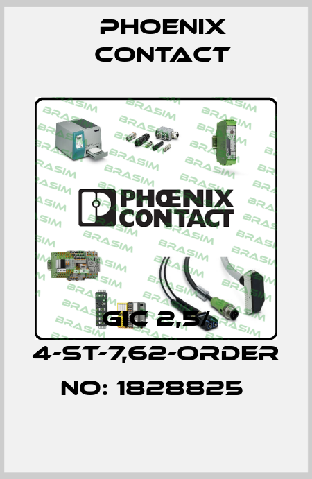 GIC 2,5/ 4-ST-7,62-ORDER NO: 1828825  Phoenix Contact