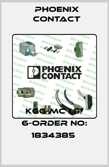 KGG-MC 1,5/ 6-ORDER NO: 1834385  Phoenix Contact