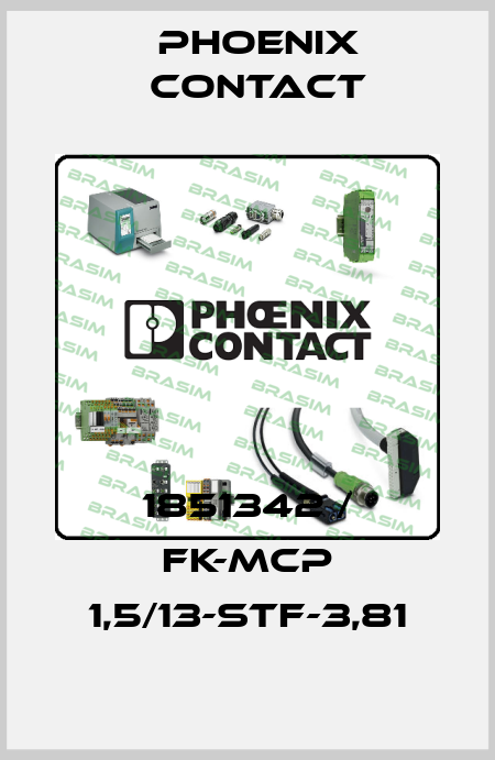 1851342 / FK-MCP 1,5/13-STF-3,81 Phoenix Contact