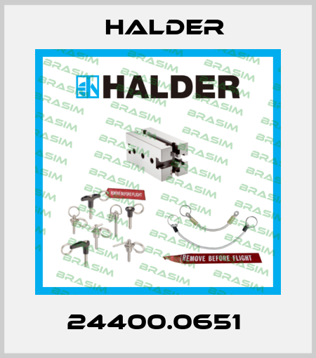 24400.0651  Halder