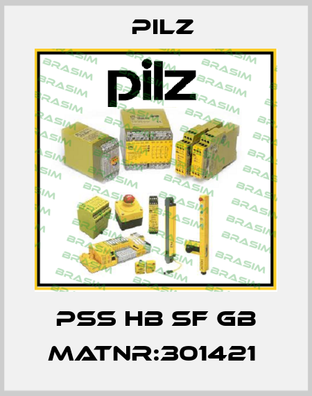 PSS HB SF GB MatNr:301421  Pilz