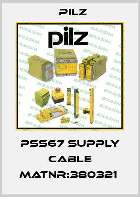 PSS67 Supply cable MatNr:380321  Pilz