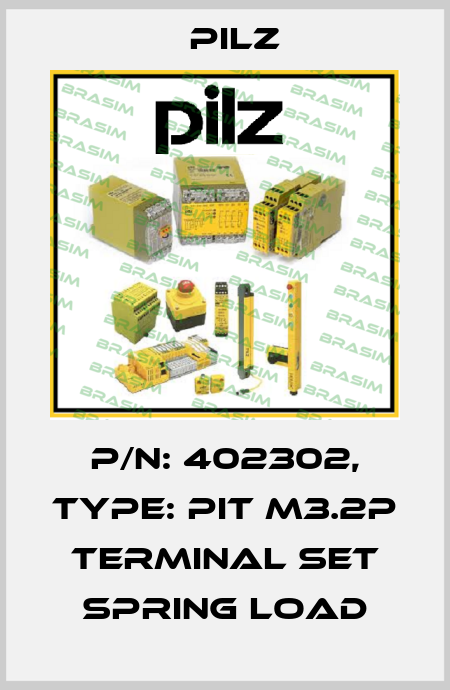 p/n: 402302, Type: PIT m3.2p terminal set spring load Pilz