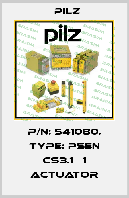 p/n: 541080, Type: PSEN cs3.1   1 actuator Pilz