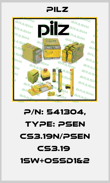 p/n: 541304, Type: PSEN cs3.19n/PSEN cs3.19  1sw+OSSD1&2 Pilz