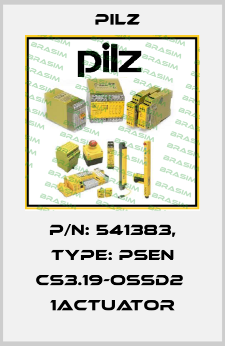 p/n: 541383, Type: PSEN cs3.19-OSSD2  1actuator Pilz