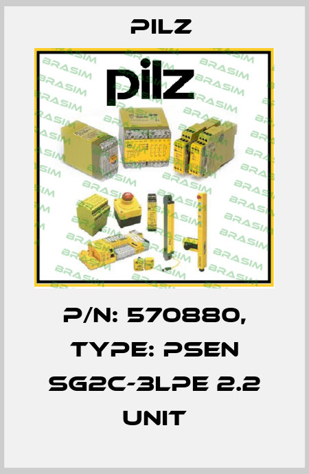 p/n: 570880, Type: PSEN sg2c-3LPE 2.2 unit Pilz