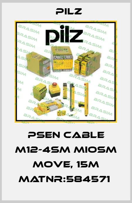 PSEN cable M12-4sm MIOsm MOVE, 15m MatNr:584571  Pilz