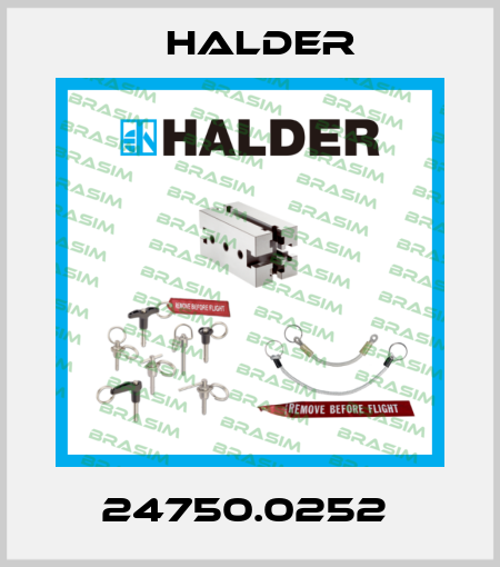 24750.0252  Halder