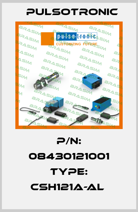 P/N: 08430121001 Type: CSH121A-AL  Pulsotronic