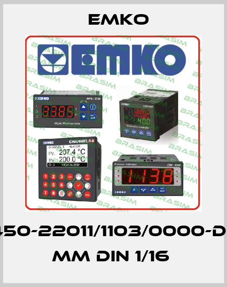 ESM-4450-22011/1103/0000-D:48x48 mm DIN 1/16  EMKO