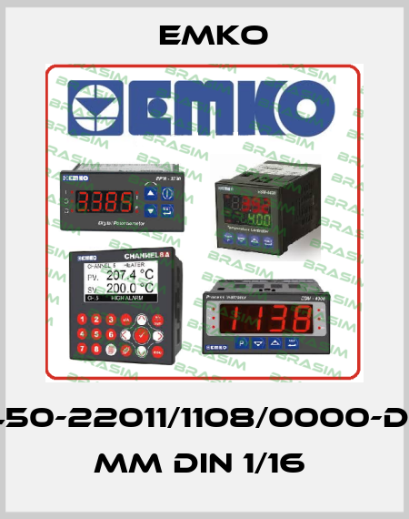 ESM-4450-22011/1108/0000-D:48x48 mm DIN 1/16  EMKO