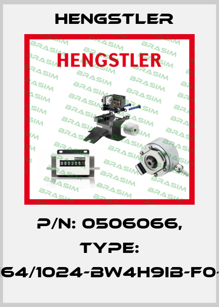 p/n: 0506066, Type: RI64/1024-BW4H9IB-F0-O Hengstler