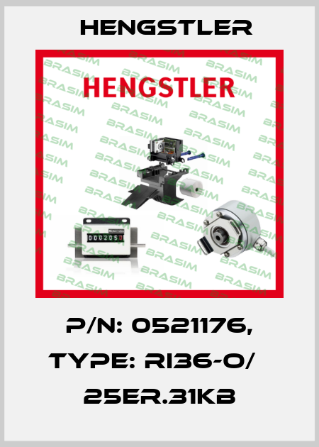 p/n: 0521176, Type: RI36-O/   25ER.31KB Hengstler